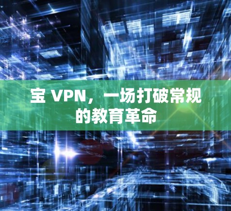 宝 VPN，一场打破常规的教育革命