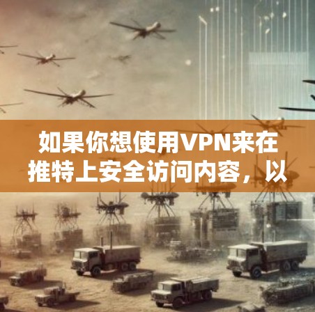 如果你想使用VPN来在推特上安全访问内容，以下是一些推荐的VPN服务，这些 VPNs 都可以允许用户在推特上使用