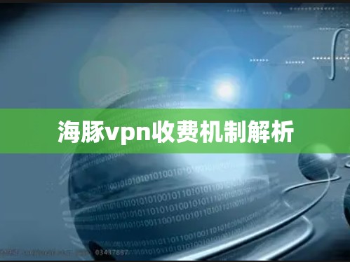 海豚vpn收费机制解析