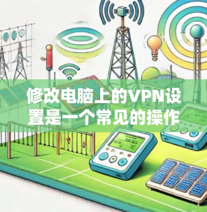 修改电脑上的VPN设置是一个常见的操作，旨在解决网络问题并保护隐私。以下是一个详细且系统化的指南，帮助您完成这一任务