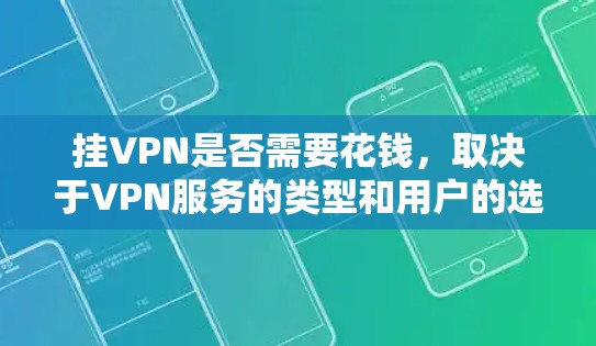 挂VPN是否需要花钱，取决于VPN服务的类型和用户的选择。以下是详细的分析