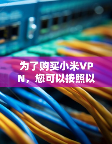 为了购买小米VPN，您可以按照以下步骤进行