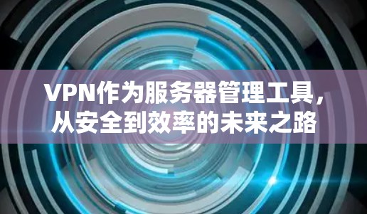 VPN作为服务器管理工具,从安全到效率的未来之路 VPN作为服务器管理工具,从安全到效率的未来之路