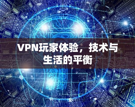 VPN玩家体验,技术与生活的平衡 VPN玩家体验,技术与生活的平衡